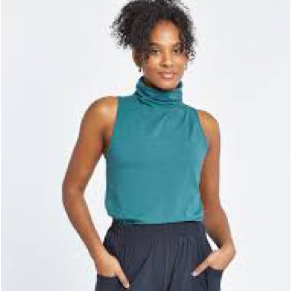 Oiselle Wyoming Running Mockneck Tank